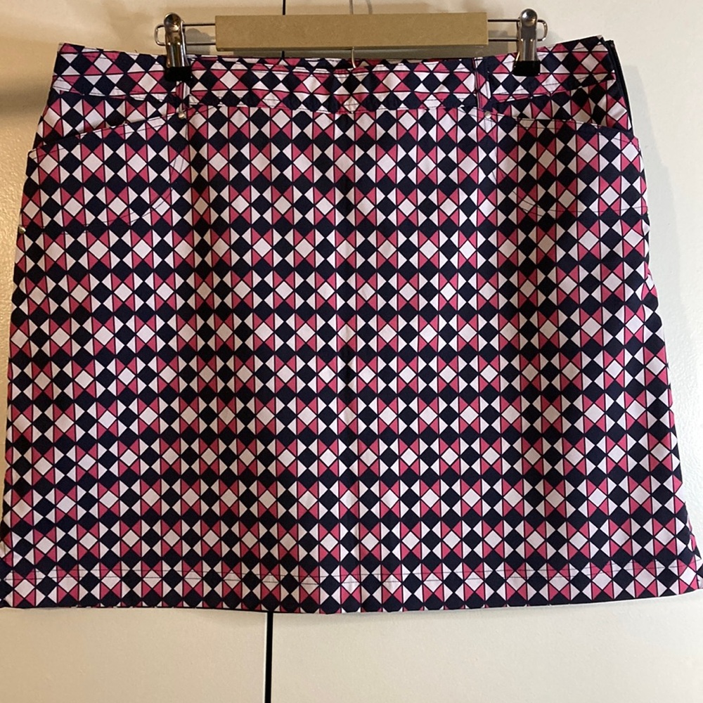 NWOT N’Vo skort, Blue and Pink, size 16